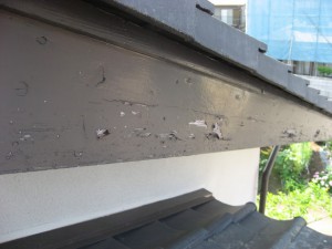 塗膜のはがれ